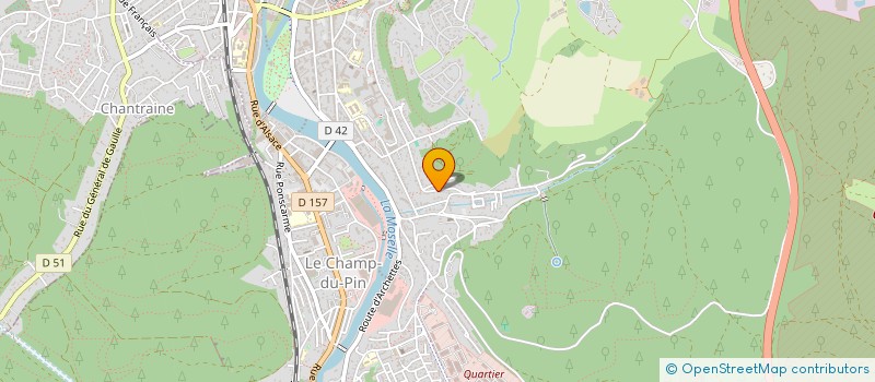 localisation de l'entreprise SCI LES 3 J à EPINAL