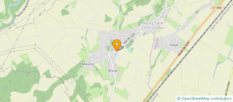 localisation de l'entreprise SCI LES 3 JONCS  BOURG-SAINT-CHRISTOPHE