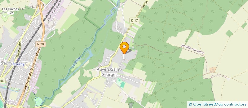 localisation de l'entreprise SCI LES 3 L  AUVERS-SAINT-GEORGES