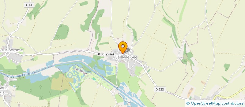 localisation de l'entreprise SCI LES 3 L  SAILLY-LE-SEC