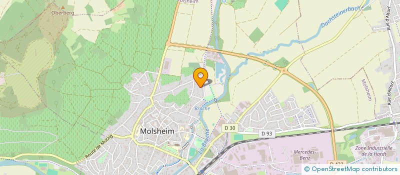 localisation de l'entreprise SCI LES 3 LACS  MOLSHEIM