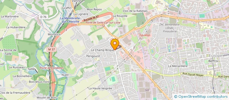localisation de l'entreprise SCI LES 3 LION'S  SAINT CYR SUR LOIRE