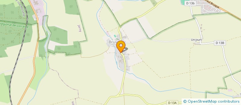 localisation de l'entreprise SCI LES 3 M  BRUVILLE