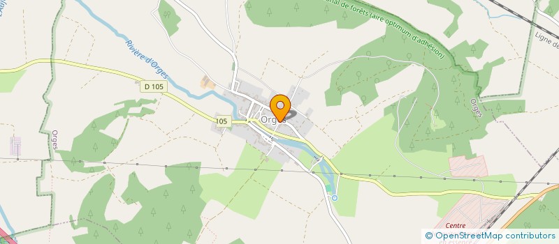 localisation de l'entreprise SCI LES 3 M à ORGES