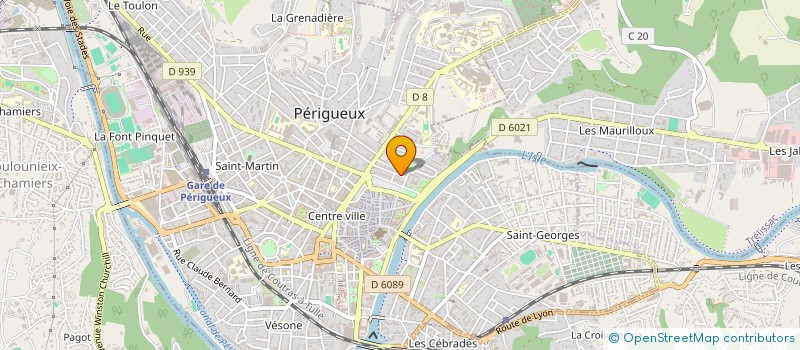 localisation de l'entreprise SCI LES 3 MA à PERIGUEUX