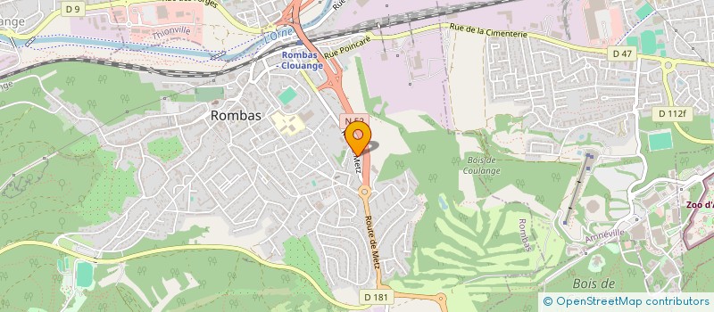 localisation de l'entreprise SCI LES 3 MAISONS  ROMBAS