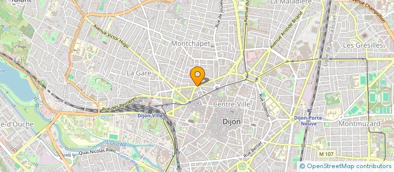 localisation de l'entreprise SCI LES 3 MARIES à DIJON