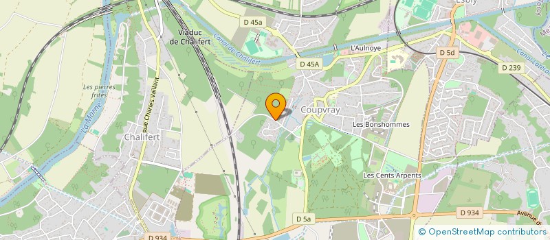 localisation de l'entreprise SCI LES 3 MARJE  CHESSY