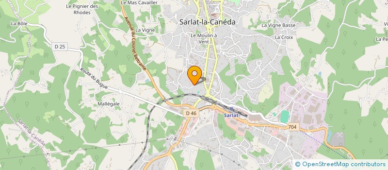 localisation de l'entreprise SCI LES 3 MAS à SARLAT-LA-CANEDA
