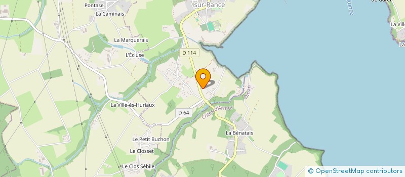 localisation de l'entreprise SCI LES 3 MATS  LE MINIHIC-SUR-RANCE