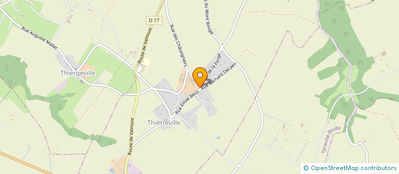 localisation de l'entreprise SCI LES 3 MONTS  THIETREVILLE