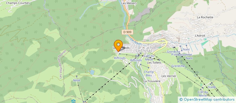 localisation de l'entreprise SCI LES 3 MYRTILLES à LA CLUSAZ