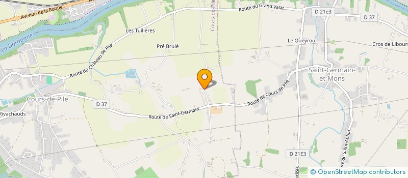 localisation de l'entreprise SCI LES 3 NAINS  COURS-DE-PILE