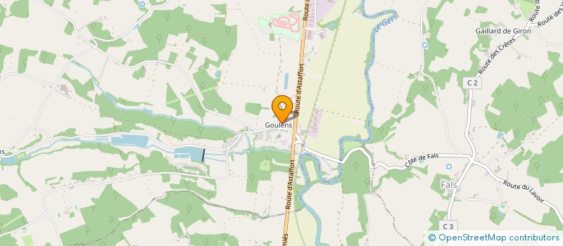 localisation de l'entreprise SCI LES 3 NIDS  LAYRAC