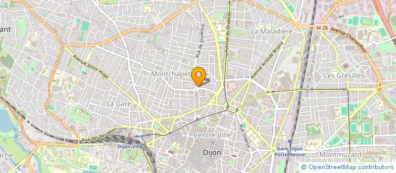 localisation de l'entreprise SCI LES 3 P à DIJON