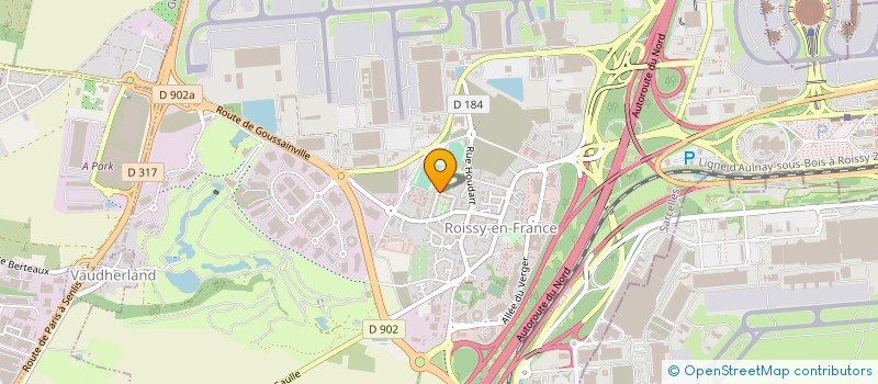 localisation de l'entreprise SCI LES 3 P  ROISSY-EN-FRANCE