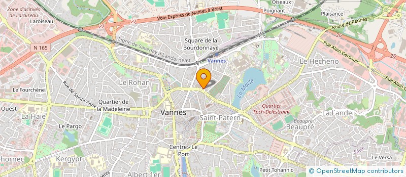 localisation de l'entreprise SCI LES 3 PALMIERS à VANNES