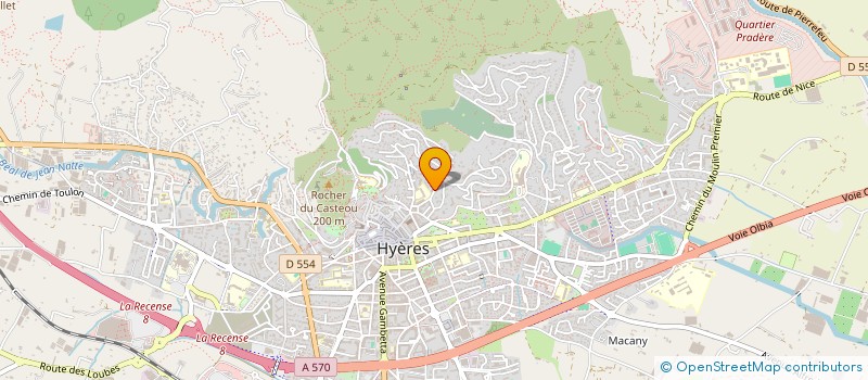 localisation de l'entreprise SCI LES 3 PASCALOU à HYERES