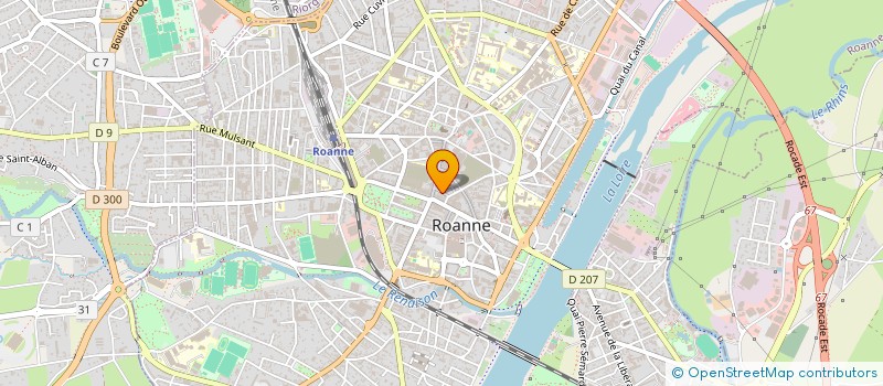 localisation de l'entreprise SCI LES 3 PETITES BULLES  ROANNE