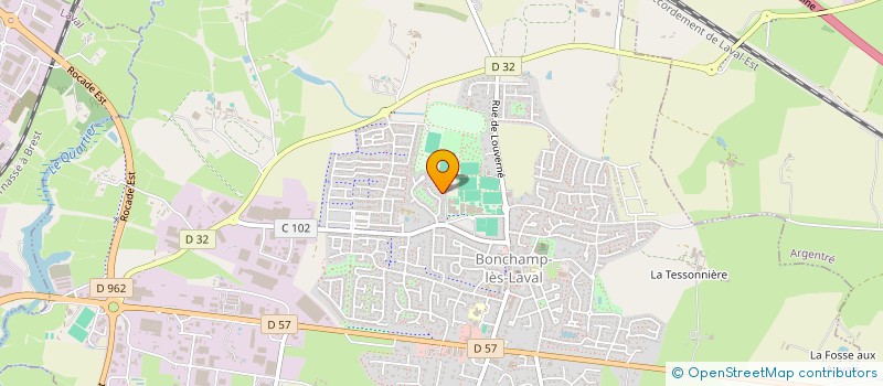 localisation de l'entreprise SCI LES 3 PETITS COCHONS  BONCHAMP LES LAVAL