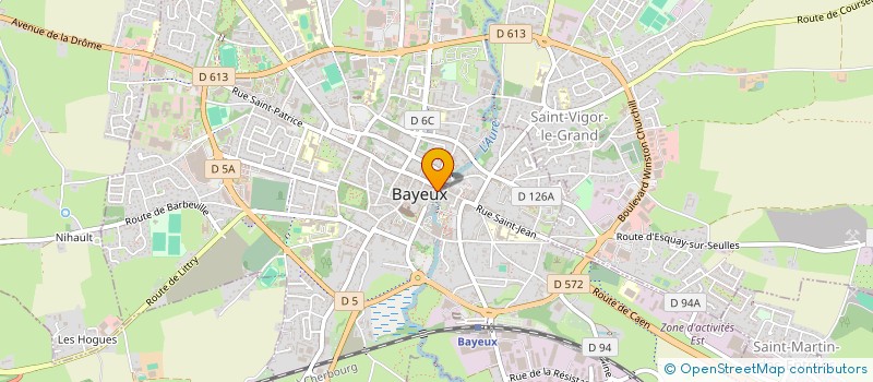 localisation de l'entreprise SCI LES 3 PIERRE  BAYEUX