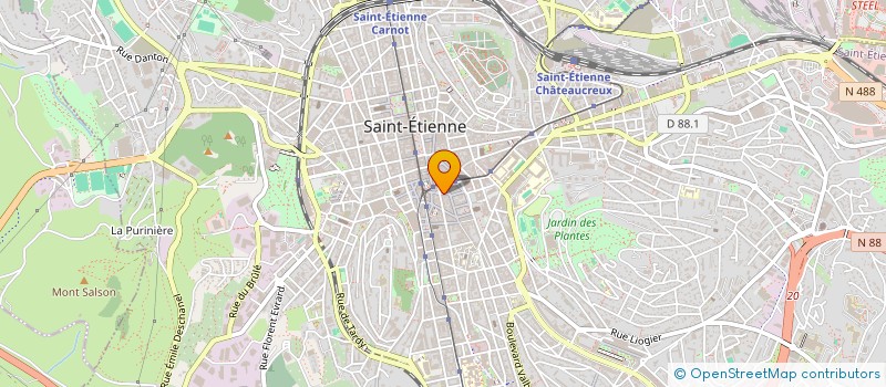 localisation de l'entreprise SCI LES 3 POMMES  SAINT-ETIENNE