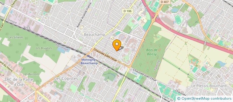 localisation de l'entreprise SCI LES 3 R  TAVERNY