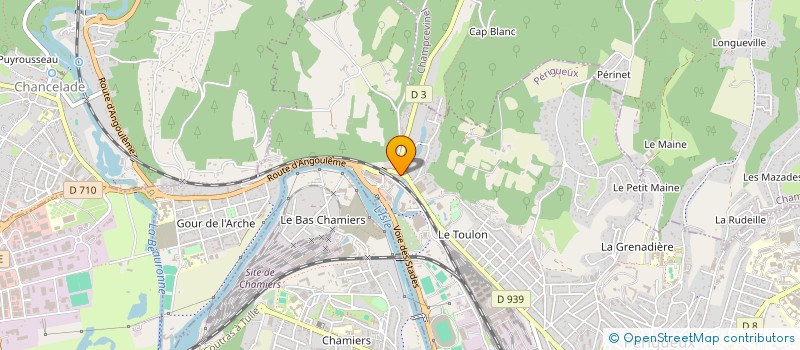 localisation de l'entreprise SCI LES 3 R à PERIGUEUX