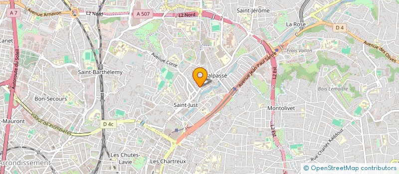 localisation de l'entreprise SCI LES 3 R DES CYPRES à MARSEILLE
