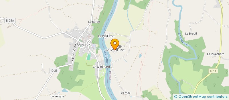 localisation de l'entreprise SCI LES 3 RIVIERES à PERSAC