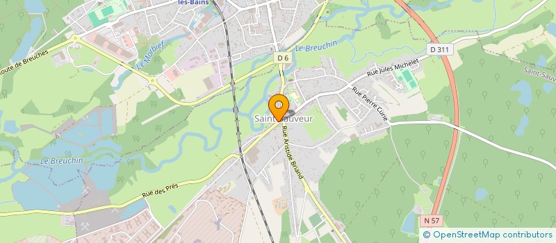 localisation de l'entreprise SCI LES 3 SALVEURS à SAINT-SAUVEUR