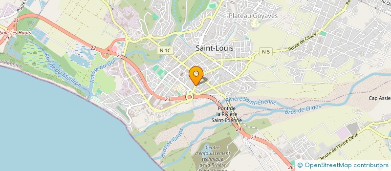 localisation de l'entreprise SCI LES 3 SIGLES à SAINT-LOUIS