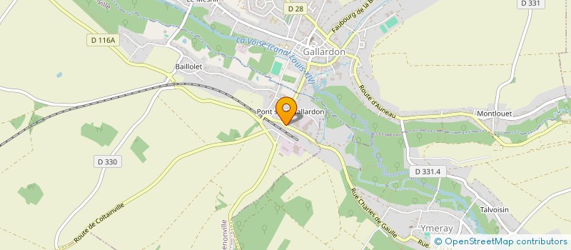 localisation de l'entreprise SCI LES 3 SOLEILS à BAILLEAU-ARMENONVILLE