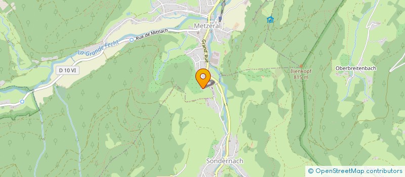 localisation de l'entreprise SCI LES 3 SOMMETS  SONDERNACH