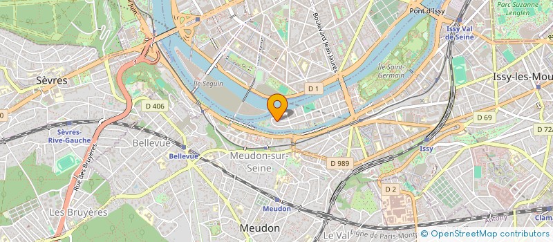 localisation de l'entreprise SCI LES 3 SOURCES à ISSY-LES-MOULINEAUX