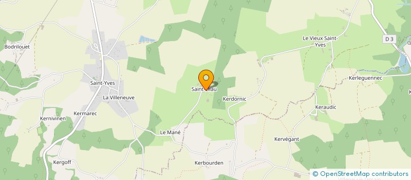 localisation de l'entreprise SCI LES 3 SOURIS  PLUMELIAU-BIEUZY