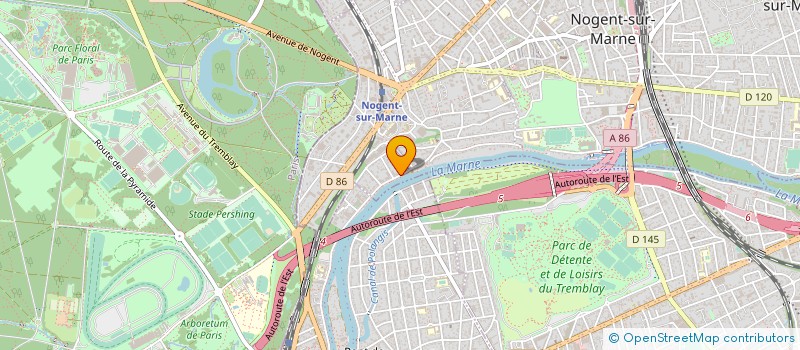 localisation de l'entreprise SCI LES 3 T à NOGENT-SUR-MARNE