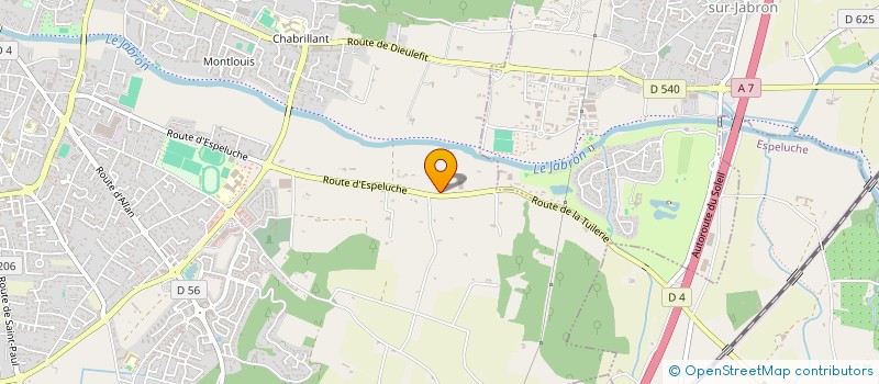localisation de l'entreprise SCI LES 3 T à MONTELIMAR