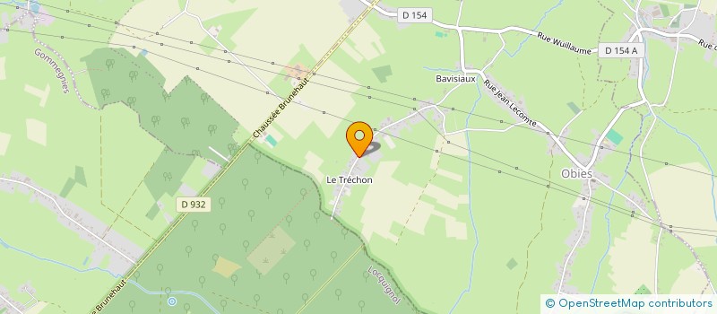 localisation de l'entreprise SCI LES 3 T  OBIES