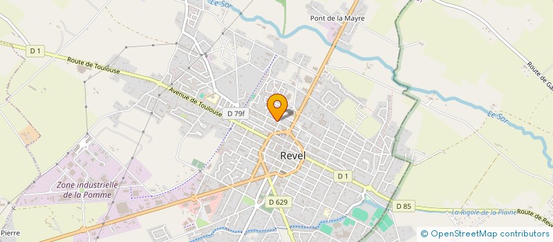 localisation de l'entreprise SCI LES 3 TILLEULS  REVEL