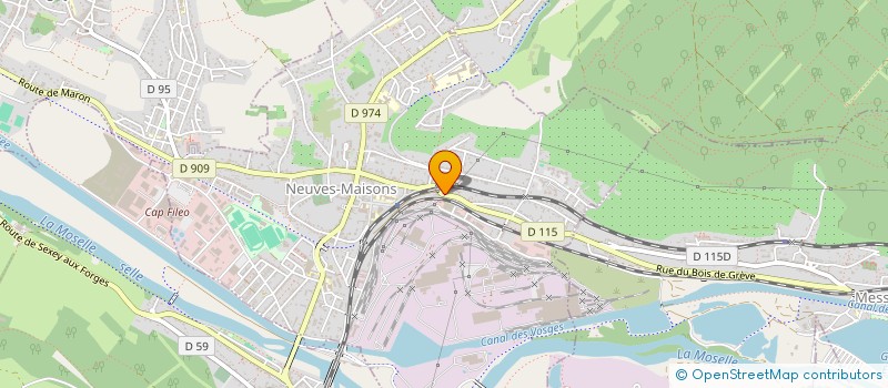 localisation de l'entreprise SCI LES 3 TM  NEUVES-MAISONS