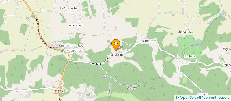localisation de l'entreprise SCI LES 3 V à BRANTOME EN PERIGORD