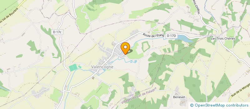 localisation de l'entreprise SCI LES 3 VIRAFEL ET RUBALD  VALENCOGNE