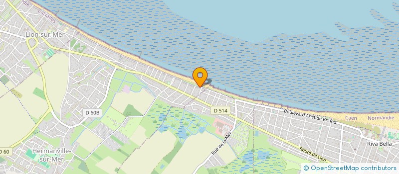 localisation de l'entreprise SCI LES 3AS à HERMANVILLE-SUR-MER