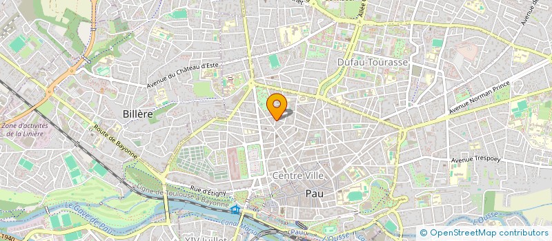 localisation de l'entreprise SCI LES 3B à PAU