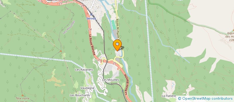 localisation de l'entreprise SCI LES 3B  LES HOUCHES