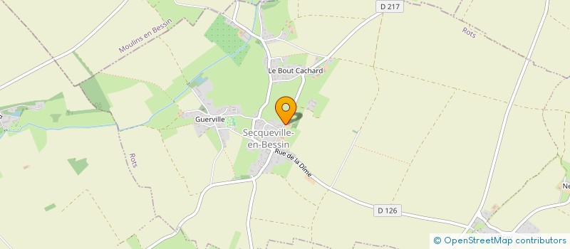 localisation de l'entreprise SCI LES 3B  ROTS