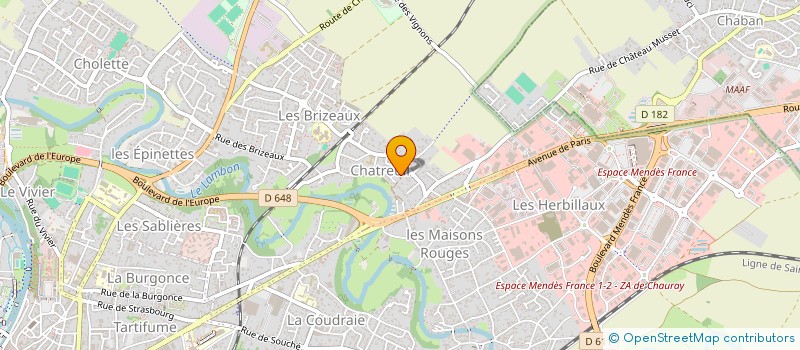 localisation de l'entreprise SCI LES 3C  NIORT