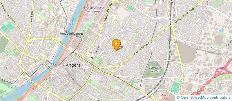 localisation de l'entreprise SCI LES 3C à ANGERS
