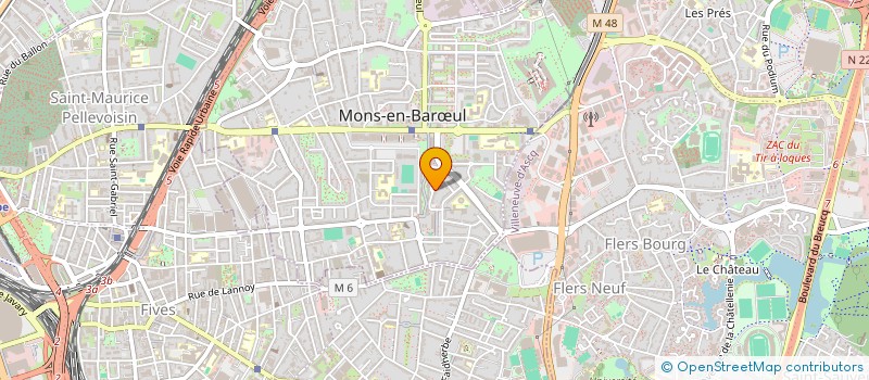 localisation de l'entreprise SCI LES 3C  MONS-EN-BARUL